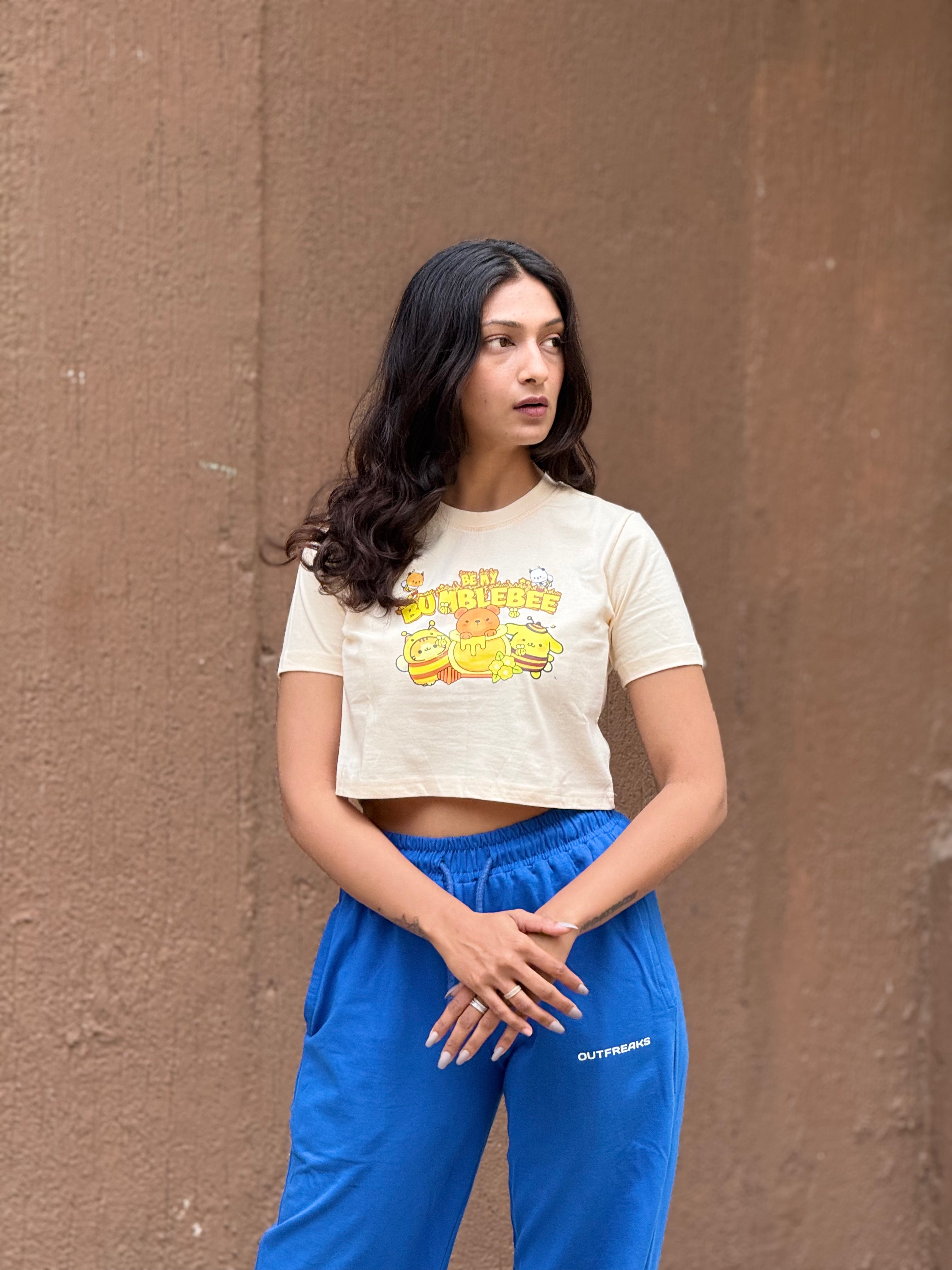 BE MY BUMBLEBEE CROP TOP