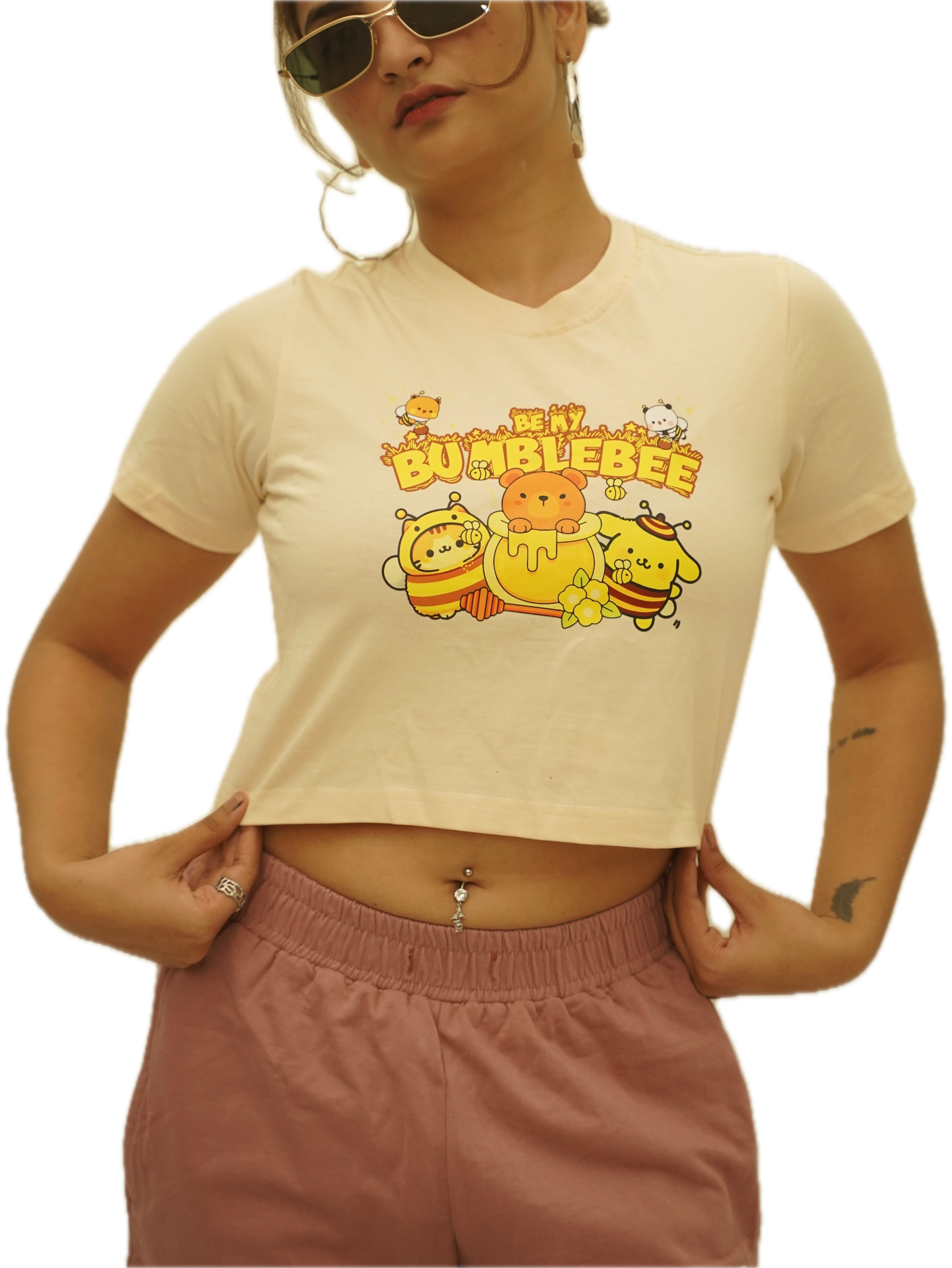 BE MY BUMBLEBEE CROP TOP